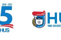 Official logo for the 65th anniversary of VNU - HUS 