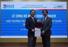 Assoc. Prof. Dr. Sc. Vu Hoang Linh appointed Rector of VNU University of Science (VNU-HUS)