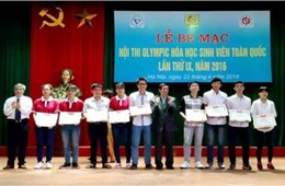 Team of the VNU University of Science leads at the 9th National Chemistry Olympiad of Student 2016 